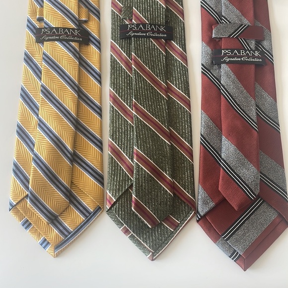 Assorted Striped Silk Ties from Jos A Bank Signature Collection - Picture 8 of 8